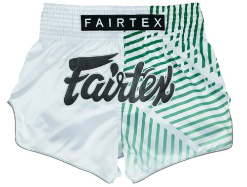 FAIRTEX Spodenki Muay Thai BS1923 Racer Białe