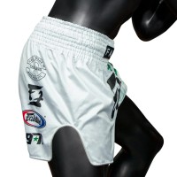 FAIRTEX Spodenki Muay Thai BS1923 Racer Białe