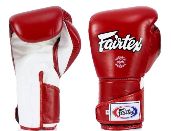 FAIRTEX Rękawice Bokserskie BGV6 Angular Sparring Czerwono-Białe