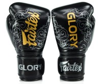 FAIRTEX Rękawice Bokserskie BGVG3 GLORY Czarno-Srebrne