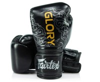 FAIRTEX Rękawice Bokserskie BGVG3 GLORY Czarno-Srebrne