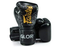 FAIRTEX Rękawice Bokserskie BGVG3 GLORY Czarno-Srebrne