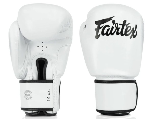 FAIRTEX Rękawice Bokserskie BGV27 Amateur Boxing Białe