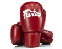 FAIRTEX Rękawice Bokserskie BGV27 Amateur Boxing Czerwone