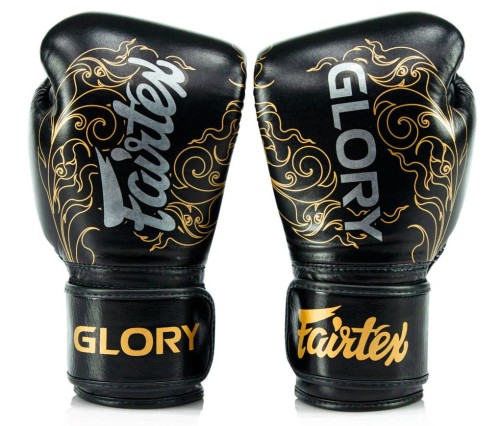 FAIRTEX Rękawice Bokserskie BGVG3 GLORY Czarno-Złote