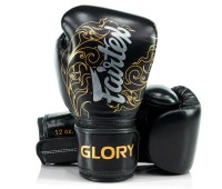 FAIRTEX Rękawice Bokserskie BGVG3 GLORY Czarno-Złote