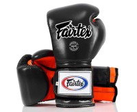 FAIRTEX Rękawice Bokserskie BGV9 Mexican Style Czarno-Pomarańczowe