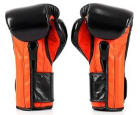 FAIRTEX Rękawice Bokserskie BGV9 Mexican Style Czarno-Pomarańczowe