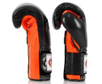 FAIRTEX Rękawice Bokserskie BGV9 Mexican Style Czarno-Pomarańczowe