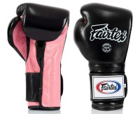 FAIRTEX Rękawice Bokserskie BGV9 Mexican Style Czarno-Różowe