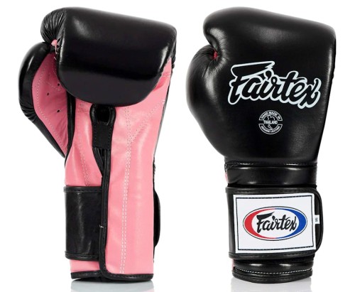FAIRTEX Rękawice Bokserskie BGV9 Mexican Style Czarno-Różowe