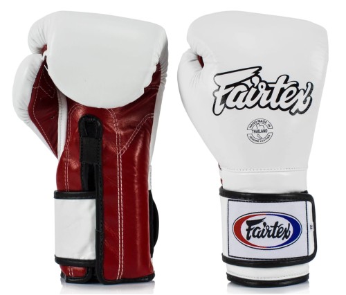 FAIRTEX Rękawice Bokserskie BGV9 Mexican Style Biało-Czerwone
