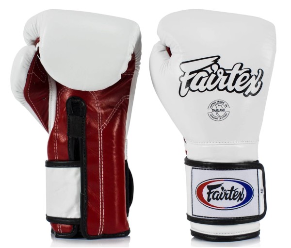 FAIRTEX Rękawice Bokserskie BGV9 Mexican Style Biało-Czerwone