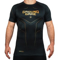 GROUND GAME Rashguard MMA Gold 2.0 Krótki Rękaw