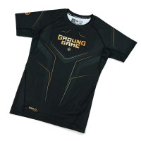 GROUND GAME Rashguard MMA Gold 2.0 Krótki Rękaw