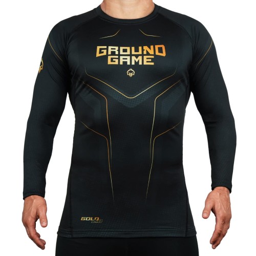 GROUND GAME Rashguard MMA Gold 2.0 Długi Rękaw