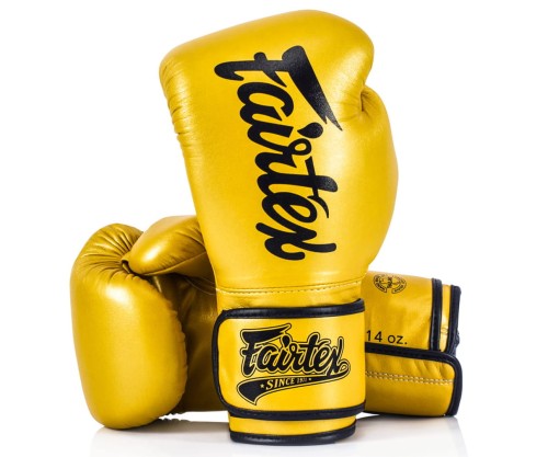 FAIRTEX Rękawice Bokserskie BGV18 Złote