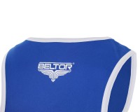 BELTOR Koszulka Bokserska ALPHA Niebiesko-Biała