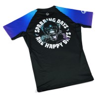 GROUND GAME Rashguard MMA Cheeky Monkey Krótki Rękaw