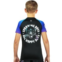GROUND GAME Rashguard MMA Dziecięcy Cheeky Monkey Krótki Rękaw