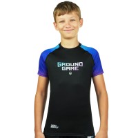 GROUND GAME Rashguard MMA Dziecięcy Cheeky Monkey Krótki Rękaw