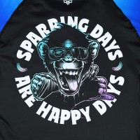 GROUND GAME Rashguard MMA Dziecięcy Cheeky Monkey Krótki Rękaw