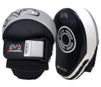 RIVAL Łapy Trenera Profilowane RPM7 FITNESS PLUS Czarno-Srebrne