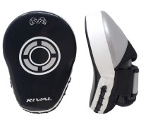 RIVAL Łapy Trenera Profilowane RPM7 FITNESS PLUS Czarno-Srebrne