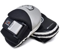 RIVAL Łapy Trenera Profilowane RPM7 FITNESS PLUS Czarno-Srebrne