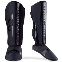 GROUND GAME Ochraniacze Piszczeli i Stopy Lekkie STRIPE BLACK