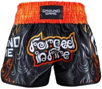 GROUND GAME Spodenki Muay Thai FLAMES