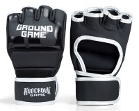 GROUND GAME Rękawice MMA SILVER PRO