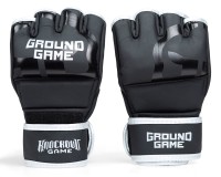 GROUND GAME Rękawice MMA SILVER PRO