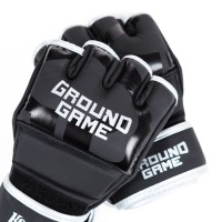 GROUND GAME Rękawice MMA SILVER PRO