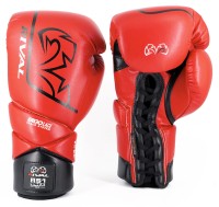 RIVAL Rękawice Bokserskie Wiązane RS1 ULTRA SPARRING 2.0 Czerwone