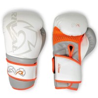 RIVAL Rękawice Bokserskie RS80V IMPULSE SPARRING Biało-Pomarańczowe