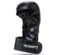 BUSHIDO Rękawice MMA / Krav Maga Sparingowe WARRIOR Czarne