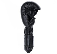 BUSHIDO Rękawice MMA / Krav Maga Sparingowe WARRIOR Czarne