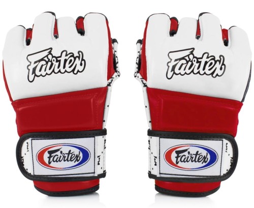 FAIRTEX Rękawice MMA FGV17 Biało-Czerwone