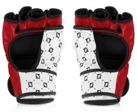 FAIRTEX Rękawice MMA FGV17 Biało-Czerwone