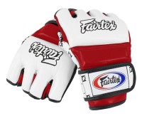 FAIRTEX Rękawice MMA FGV17 Biało-Czerwone