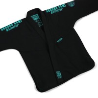 GROUND GAME Kimono do BJJ Damskie CHAMPION 3.0 MINT Czarne (400g)