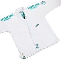 GROUND GAME Kimono do BJJ Damskie CHAMPION 3.0 MINT Białe (400g)