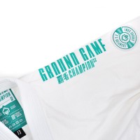 GROUND GAME Kimono do BJJ Damskie CHAMPION 3.0 MINT Białe (400g)