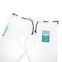 GROUND GAME Kimono do BJJ Damskie CHAMPION 3.0 MINT Białe (400g)
