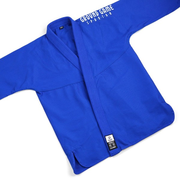 GROUND GAME Kimono do BJJ Spartan Niebieskie (350g)