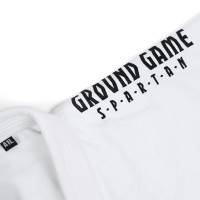 GROUND GAME Kimono do BJJ Spartan Białe (350g)