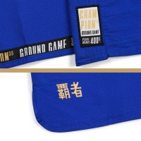 GROUND GAME Kimono do BJJ Champion 3.0 Niebieskie (400g)