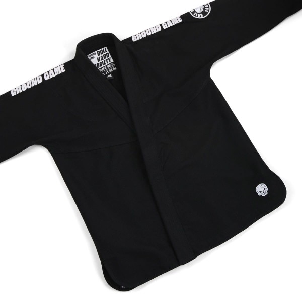 GROUND GAME Kimono do BJJ Gamer 2.0 Czarne (450g)