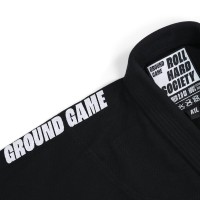 GROUND GAME Kimono do BJJ Gamer 2.0 Czarne (450g)